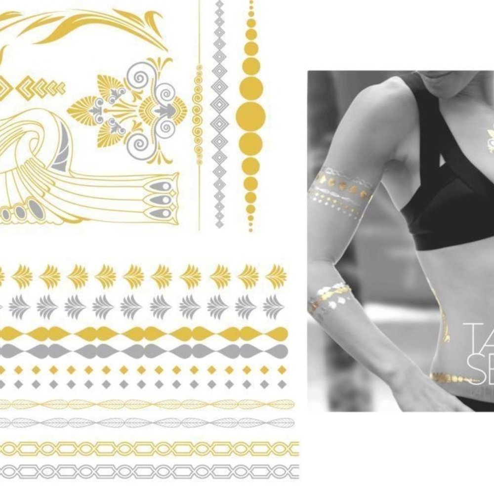 & Bourjois or Tassel temporary tattoos